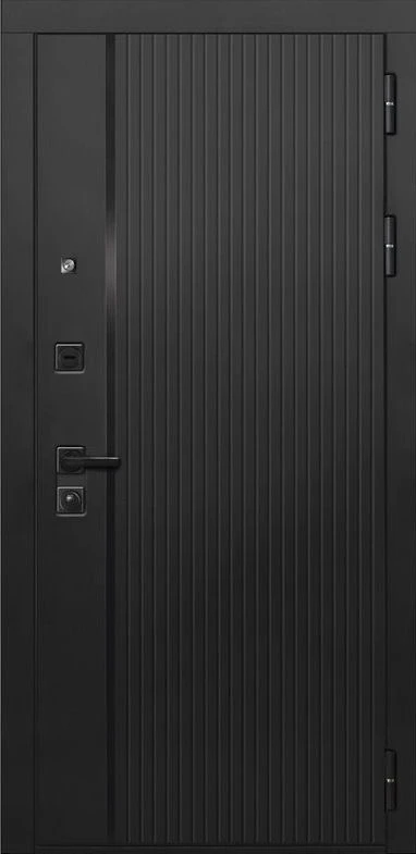 Входная дверь ДвериПРО Л-45 ФЛ-259 (10мм, Дуб с пилением) DPRO225868 внешняя сторона